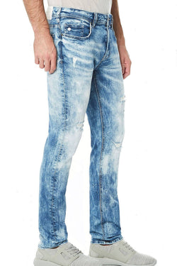 Buffalo by David Bitton Indigo Sanded Skinny-Straight Jeans thumbnail 2