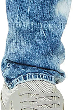 Buffalo by David Bitton Indigo Sanded Skinny-Straight Jeans thumbnail 4