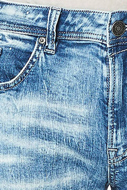Buffalo by David Bitton Indigo Sanded Skinny-Straight Jeans thumbnail 3