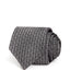 Burberry Manston Micro-monogram Silk Skinny Tie Gray