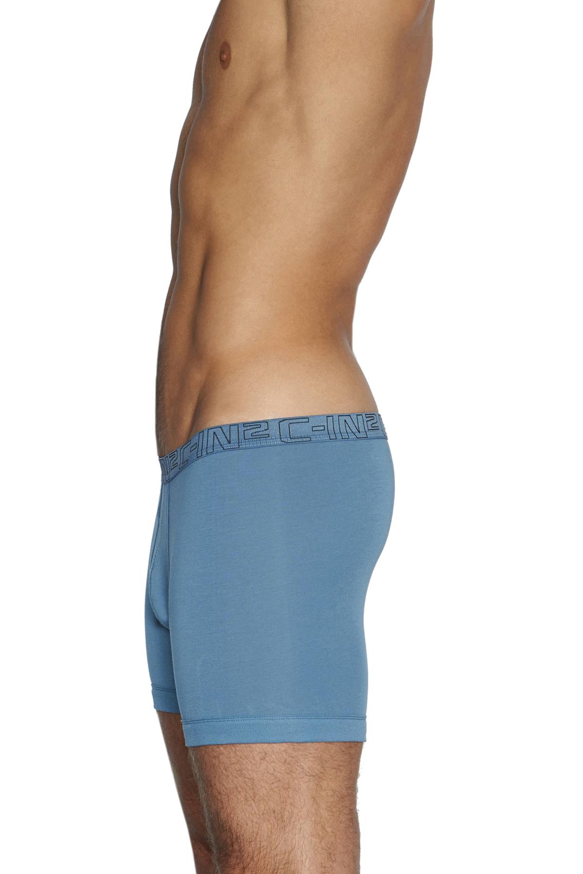 C-IN2 70's-Blue/Black Boxer Brief 2-Pack