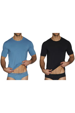 C-IN2 70's-Blue/Black Crewneck Tee 2-Pack thumbnail 2
