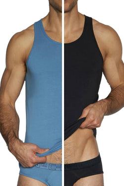 C-IN2 70's-Blue/Black Stretch Tank 2-Pack thumbnail 1