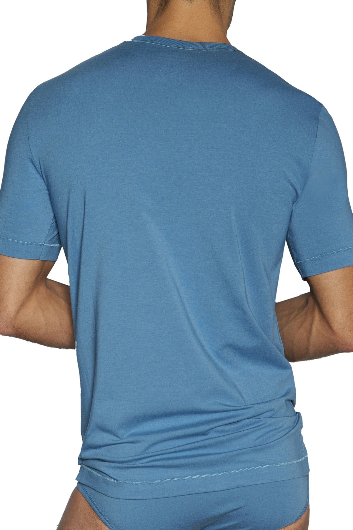 C-IN2 70's-Blue/Black Stretch V-Neck Tee 2-Pack