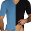C-IN2 70's-Blue/Black Stretch V-Neck Tee 2-Pack