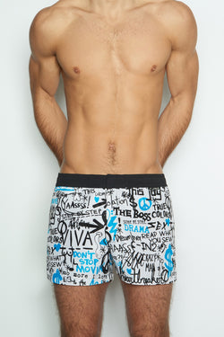 C-IN2 Arena Printed Woven Swim Short thumbnail 1