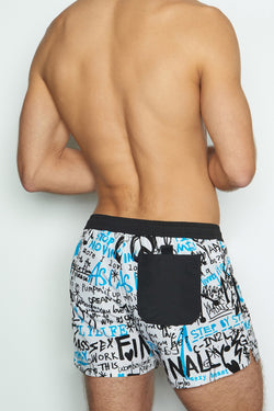 C-IN2 Arena Printed Woven Swim Short thumbnail 3