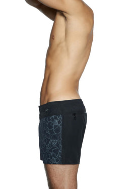 C-IN2 Black Dragon Flower Swim Trunk thumbnail 2