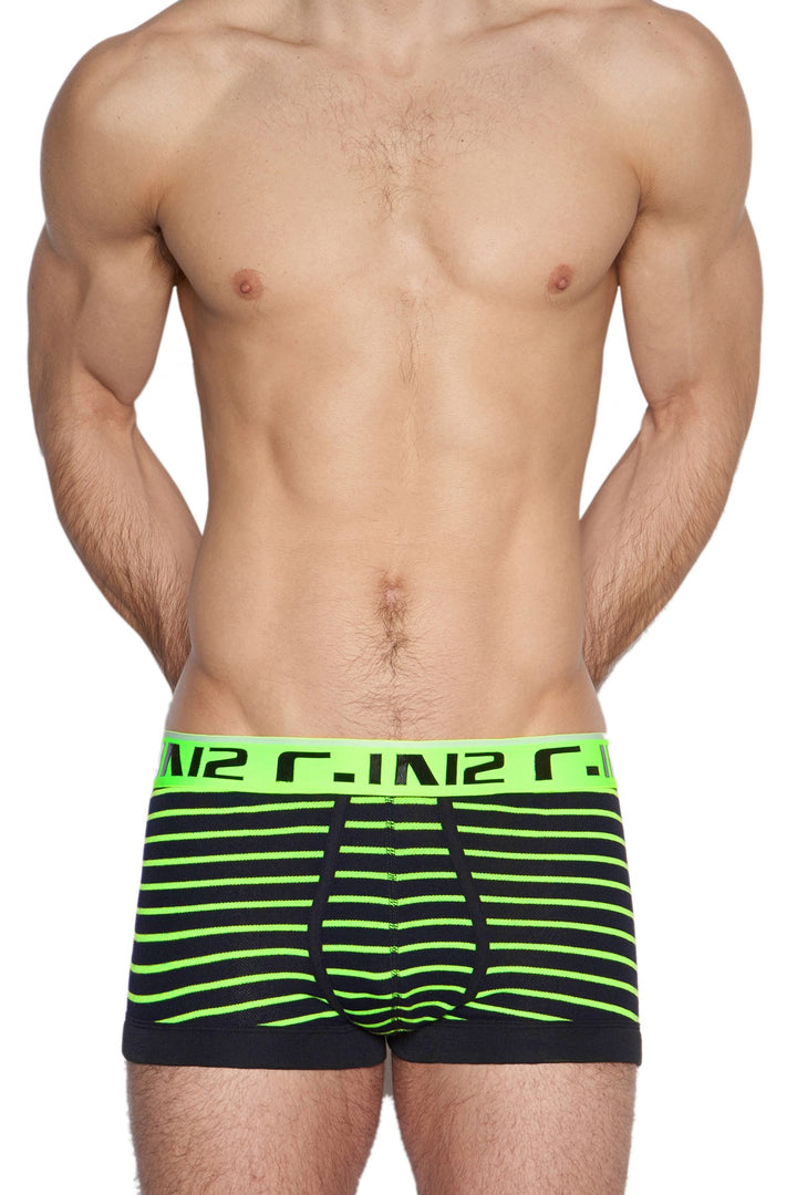 C-IN2 Black/Green Stripe Super Bright Trunk