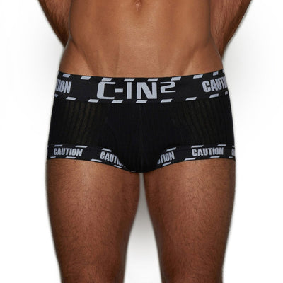 C-IN2 Blaze Black Caution Fly Front Trunk