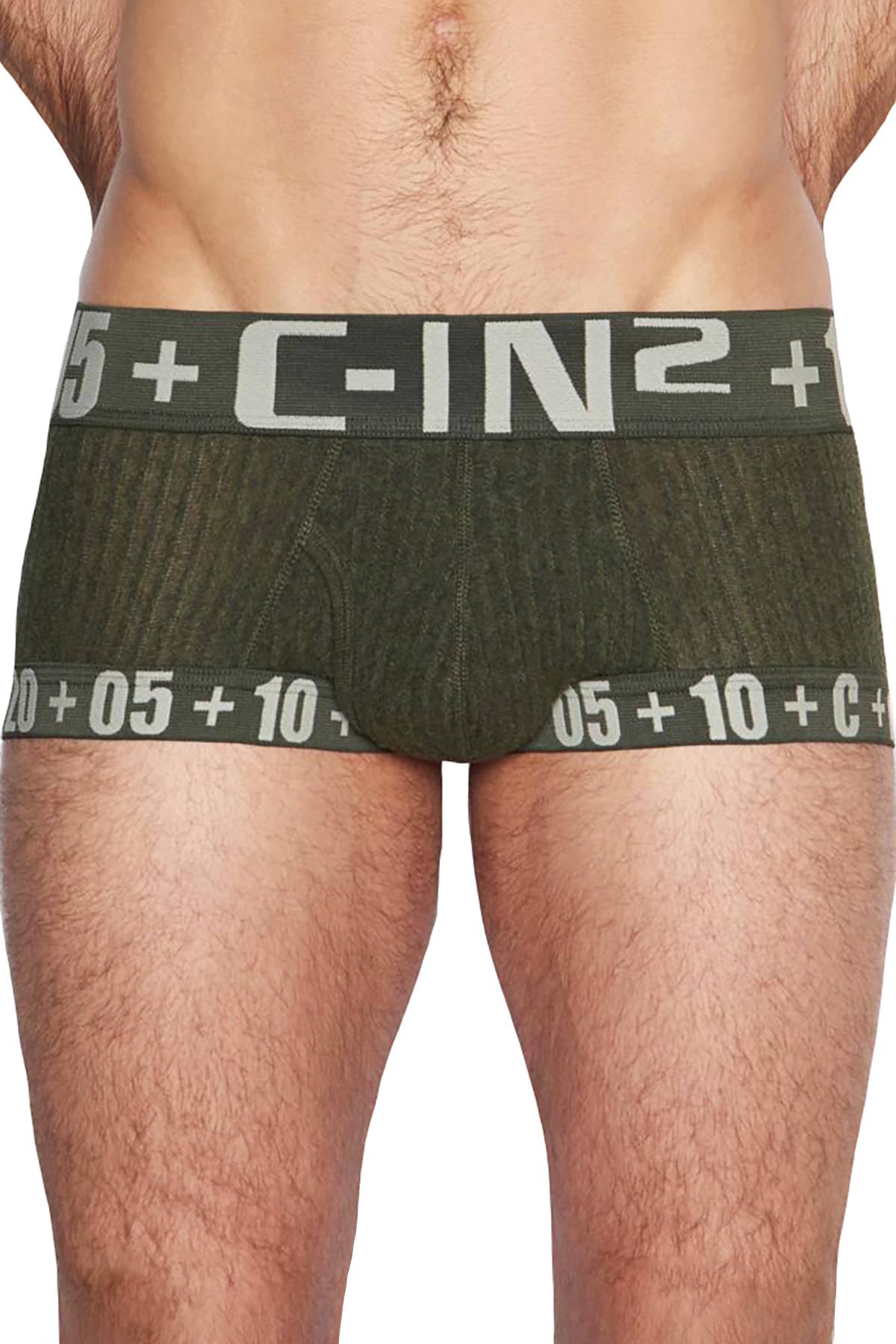 C-IN2 Camouflage Green H+A+R+D Fly Front Brief