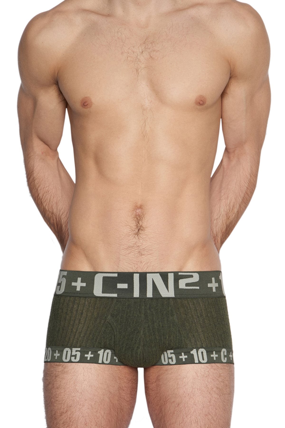 C-IN2 Camouflage Green H+A+R+D Fly Front Brief