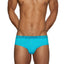 C-IN2 Cathedray-Grey/Celeste-Blue Slash Mid-Rise Brief 2-Pack