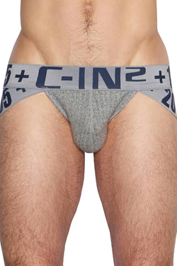 C-IN2 Dog Tag Grey H+A+R+D Hustle Brief thumbnail 1