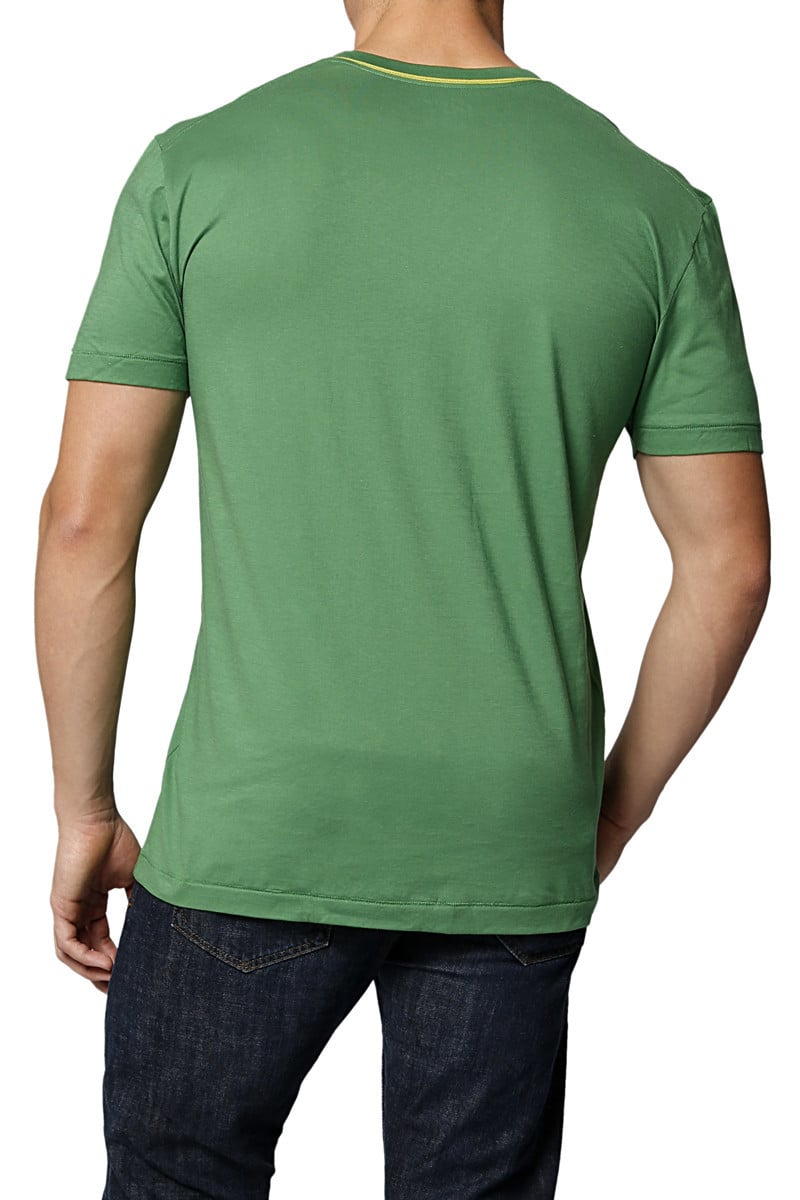 C-IN2 Emerald Green Pop Color V-Neck