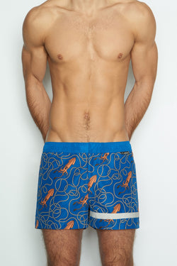C-IN2 Ika-Rope Printed Woven Swim Short thumbnail 1