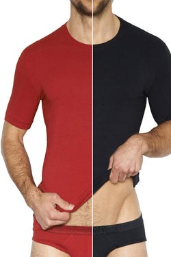 C-IN2 Salsa/Black Crewneck Tee 2-Pack thumbnail 1