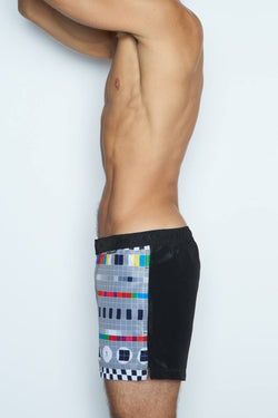 C-IN2 Screen-Test Printed Woven Swim Short thumbnail 2