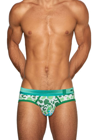 C-IN2 Sinai Green Spots Oxide Low Rise Brief