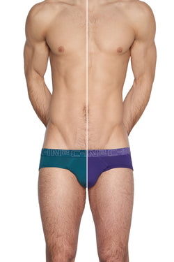 C-IN2 Tanager-Teal/Purple-Label Low Rise Brief 2-Pack thumbnail 1