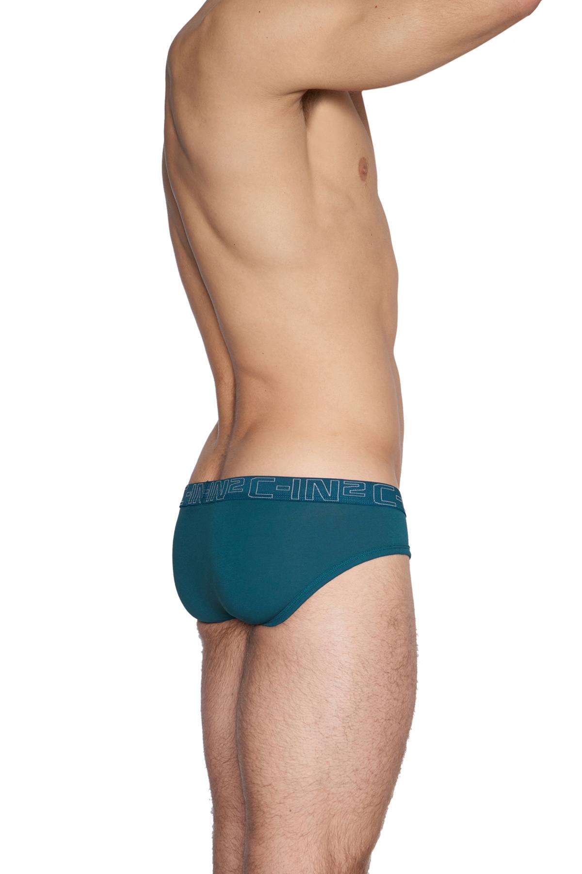 C-IN2 Tanager-Teal/Purple-Label Low Rise Brief 2-Pack
