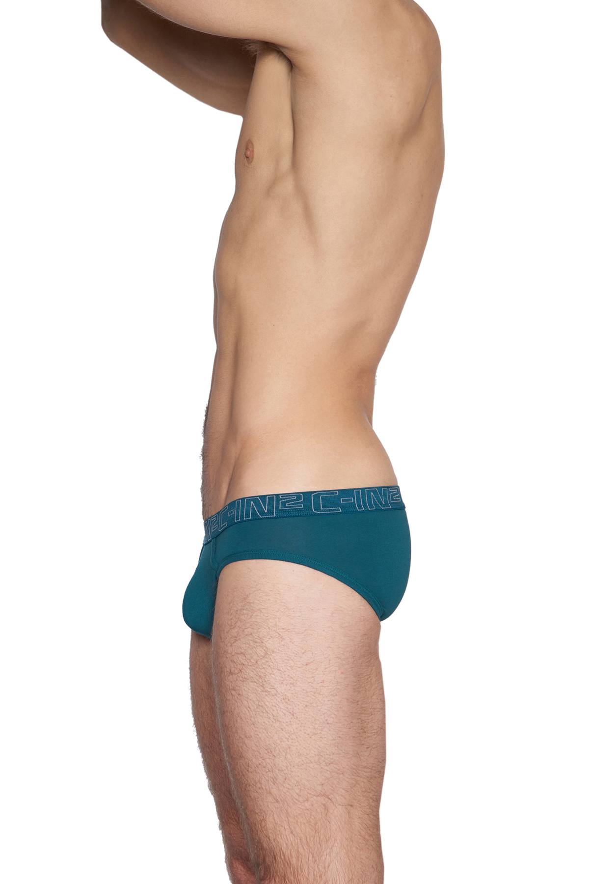 C-IN2 Tanager-Teal/Purple-Label Low Rise Brief 2-Pack