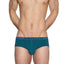 C-IN2 Tanager-Teal/Purple-Label Slash Mid-Rise Brief 2-Pack