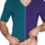 C-IN2 Tanager-Teal/Purple-Label Stretch V-Neck Tee 2-Pack