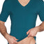 C-IN2 Tanager-Teal/Purple-Label Stretch V-Neck Tee 2-Pack