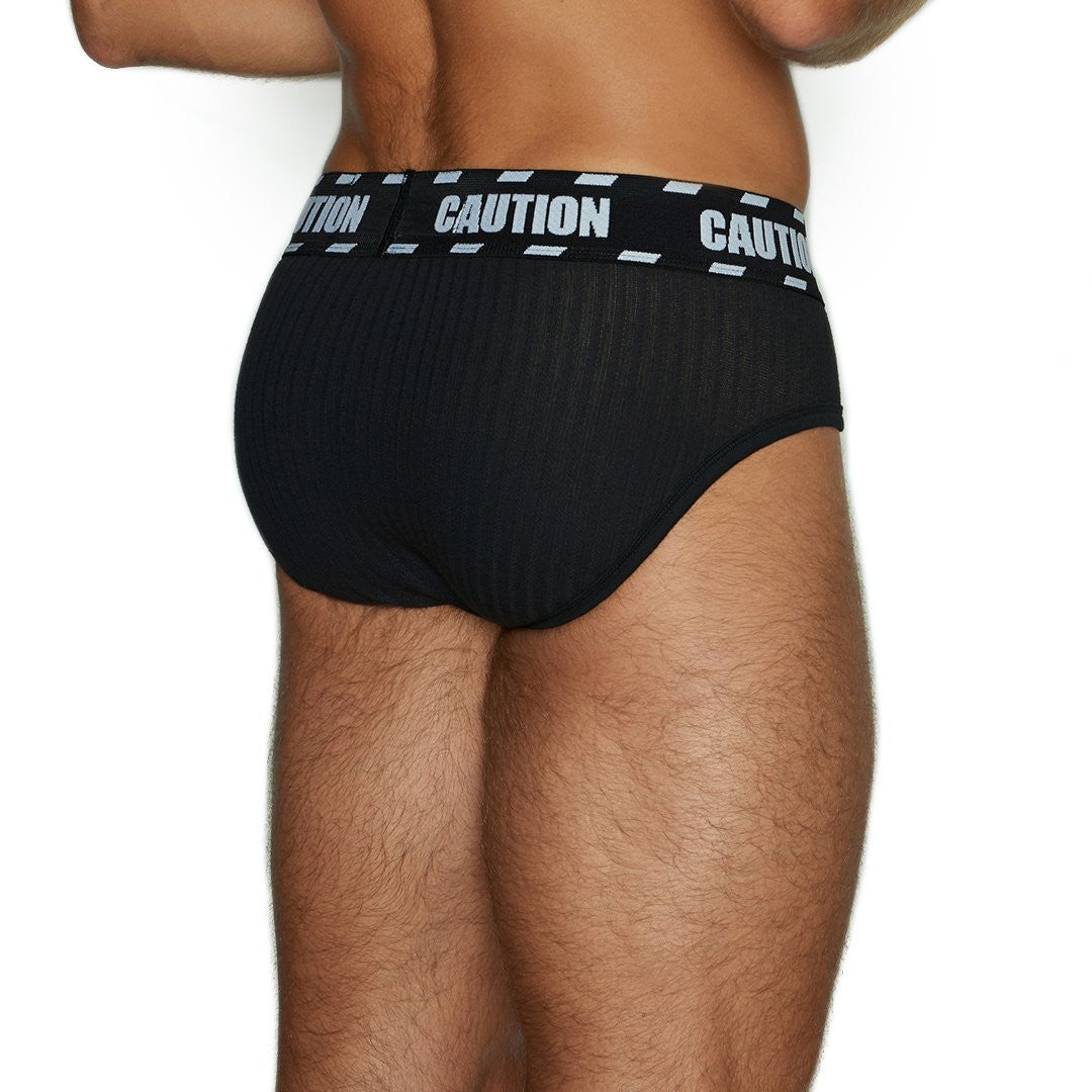 C-IN2 Tom Navy Caution Low Rise Brief