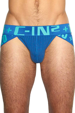 C-IN2 Turquoise Heather H+A+R+D Hustle Brief thumbnail 1