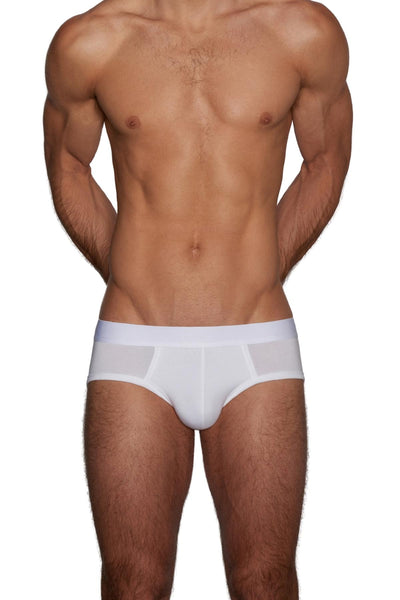 C-IN2 White Minimal Low Rise Brief