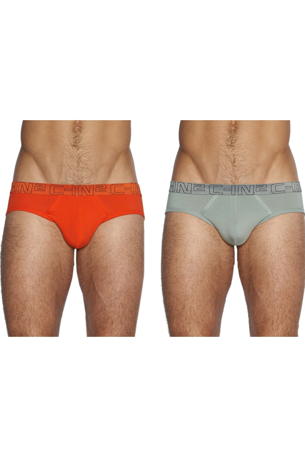 C-IN2 Wild-Fire/Chain-Grey Low Rise Brief 2-Pack