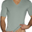 C-IN2 Wild-Fire/Chain-Grey Stretch V-Neck Tee 2-Pack