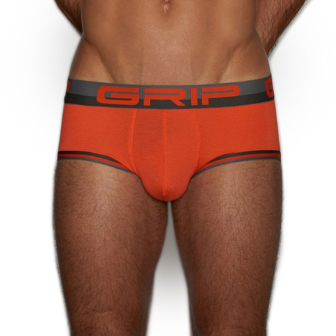 C-IN2 bell Red Grip Mesh Mid Rise Brief