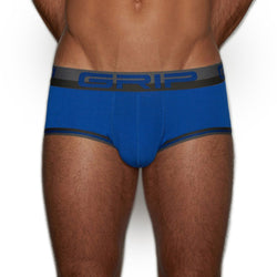 C-N2 deep Ocean Blue Grip Mesh Mid Rise Brief thumbnail 1