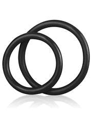 C&B Black Silicone C-Ring Set