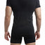 C4M Black Deep V Neck Shirt