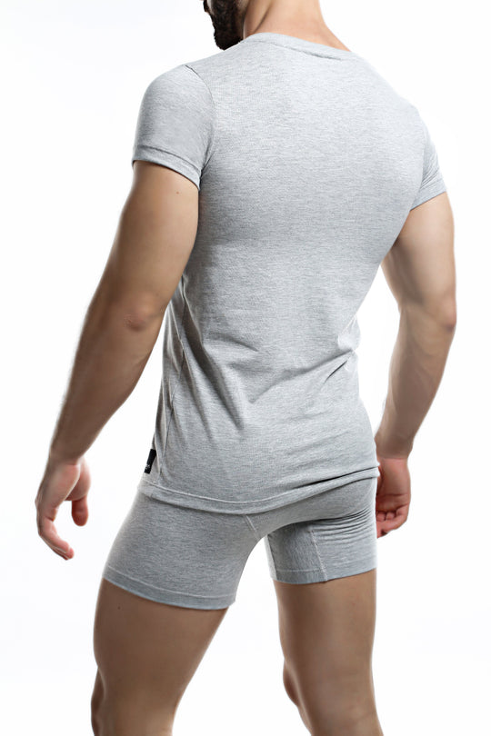 C4M Grey V Neck Shirt