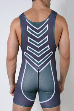 CB13 Green Kennel Club Spitfire Zipper Singlet thumbnail 3