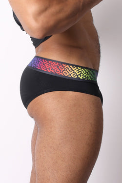 CB13 Pride Black 22 Low Rise Brief thumbnail 2