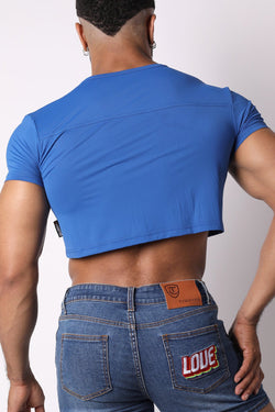 CB13 Pride blue 22 Crop Top thumbnail 3
