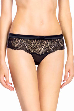 CK Black by Calvin Klein Black Audacious Sheer-Lace Thong thumbnail 1