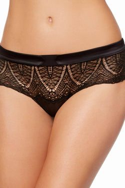 CK Black by Calvin Klein Black Audacious Sheer-Lace Thong thumbnail 3