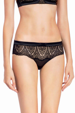 CK Black by Calvin Klein Black Audacious Sheer-Lace Thong thumbnail 2