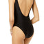 California Waves Black Metallic Graphic Cheeky Swimsuit
