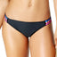California Waves Crochet Trim Hipster Bikini Bottom in Black