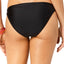 California Waves Crochet Trim Hipster Bikini Bottom in Black