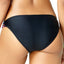 California Waves Crochet Trim Hipster Bikini Bottom in Black