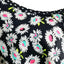 California Waves Juniors' Daisy Duke Racerback Flounce Bikini Top in Black/Neon